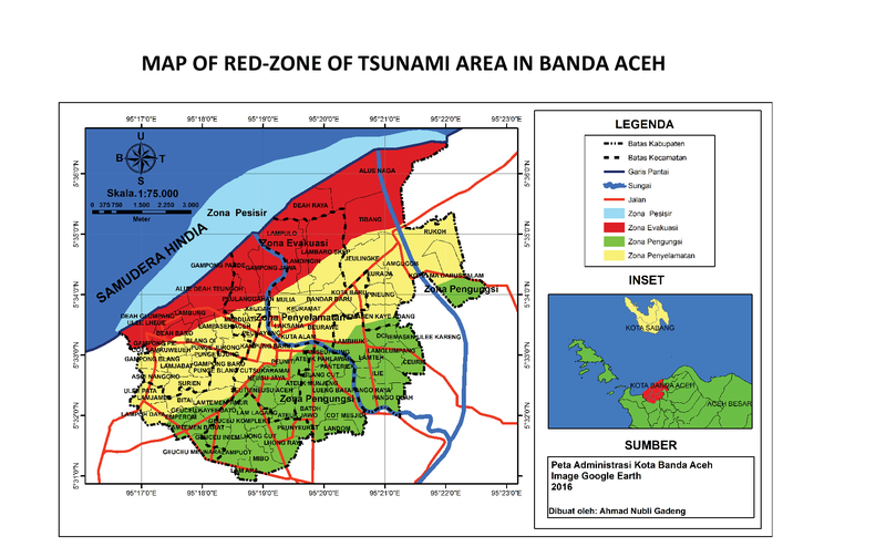 The Development Of Settlement In The Tsunami Red Zone Area Of