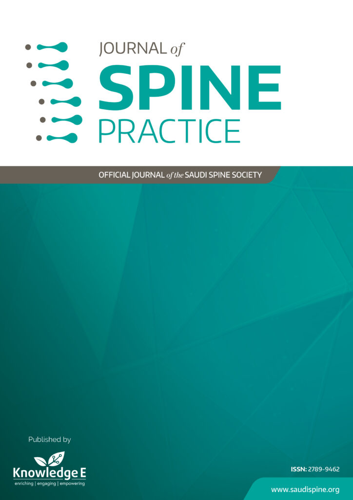 View Vol. 4 No. 3 (2025): Journal of Spine Practice (JSP): Volume 4, Issue 3